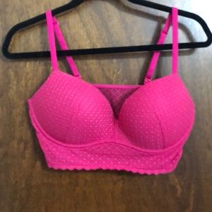 Body by Victoria Pink Lace Bra 36D